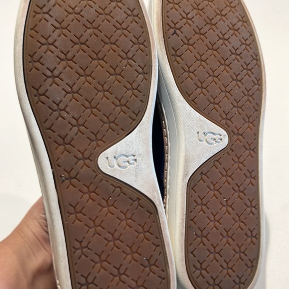 UGG SLIP ON LOAFERS NAVY BLUE SUEDE - Picture 7 of 8